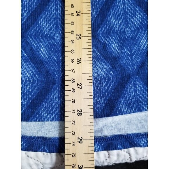 Sigred Olsen Blue Geometric Patterned Tunic Top Size 1X - Picture 7 of 7